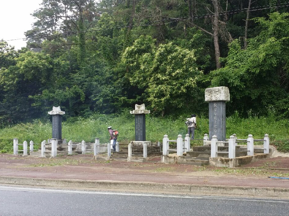 0705 충남정신발양추진청남면위원회 칠투사비 정비