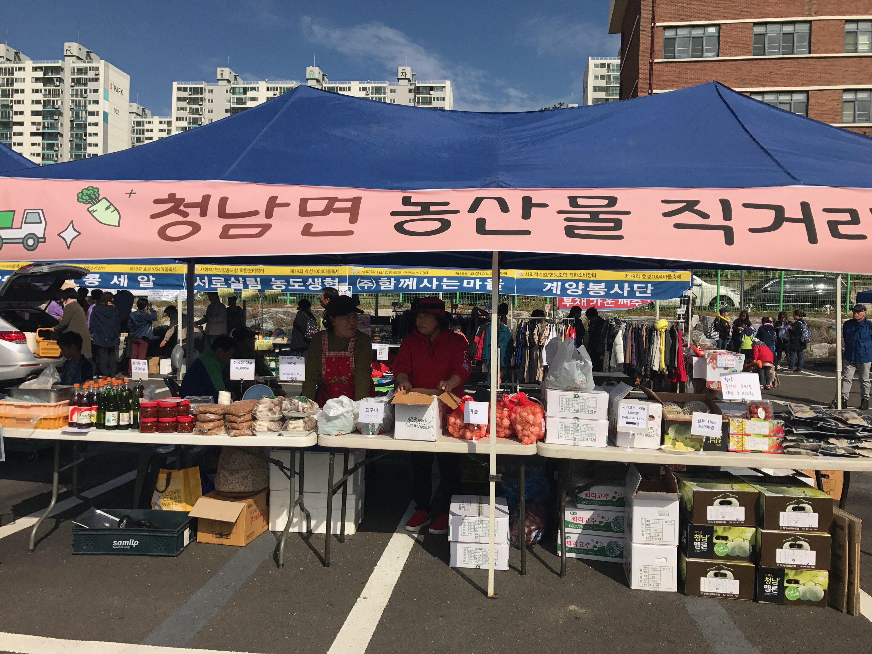 1015 청남면 직거래 장터