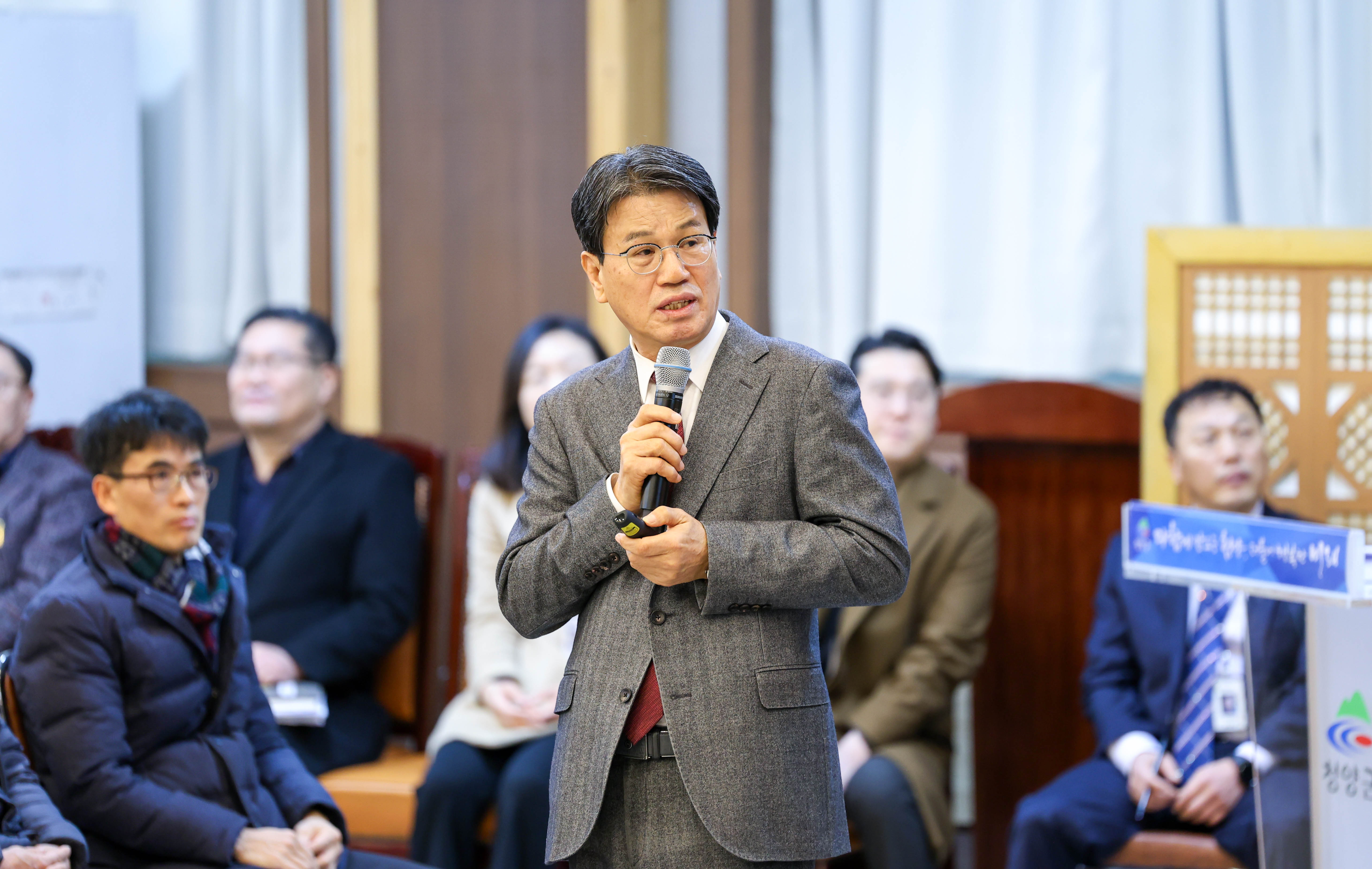 김돈곤 청양군수 ‘행복 100세 고령친화도시’ 조성 2