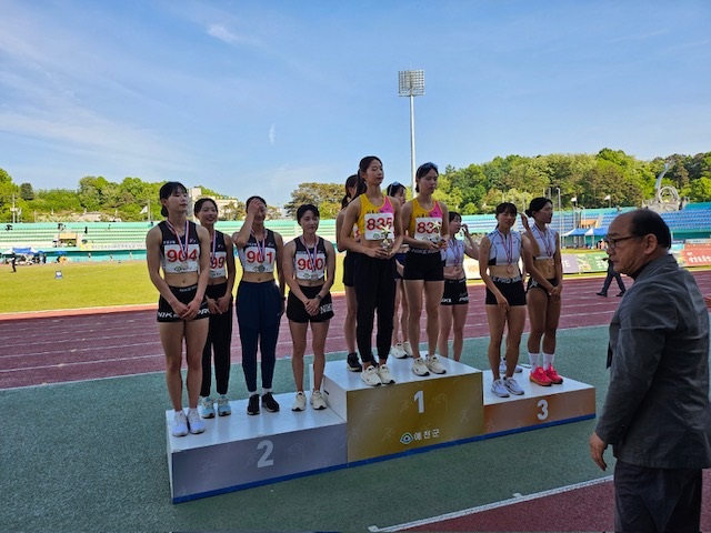 청양군  2024 한국방송공사(KBS)배 한국실업육상연맹(KTFL) 전국육상경기대회에서 은3  동1 획득