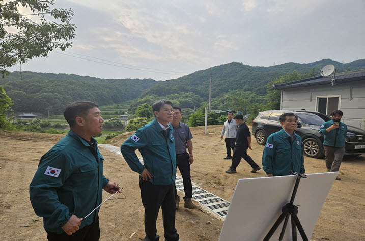 청양군수_여름철 대비 수해복구사업장 현장점검