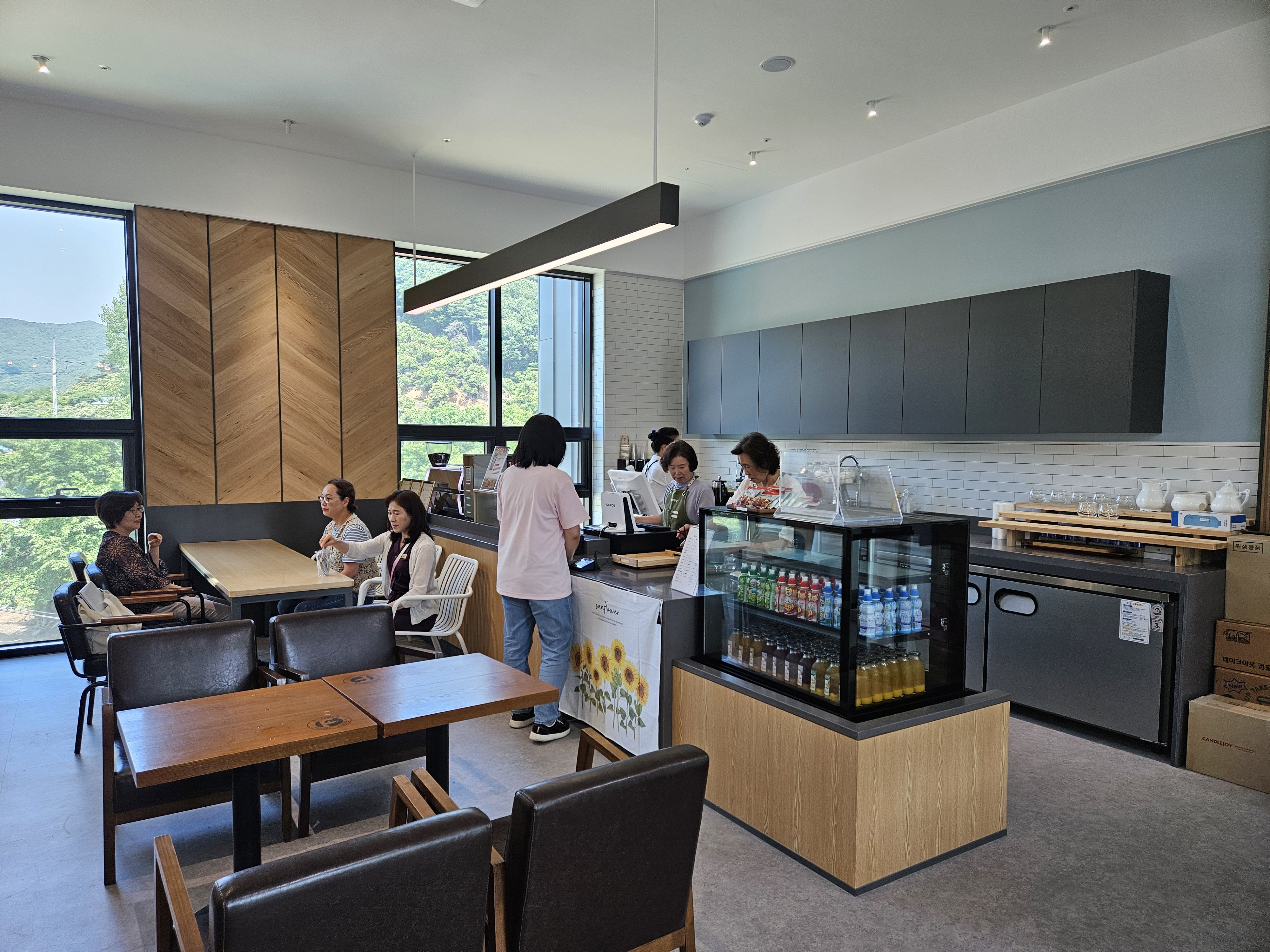 사진(어린이백체체험관 숲속향기 카페)