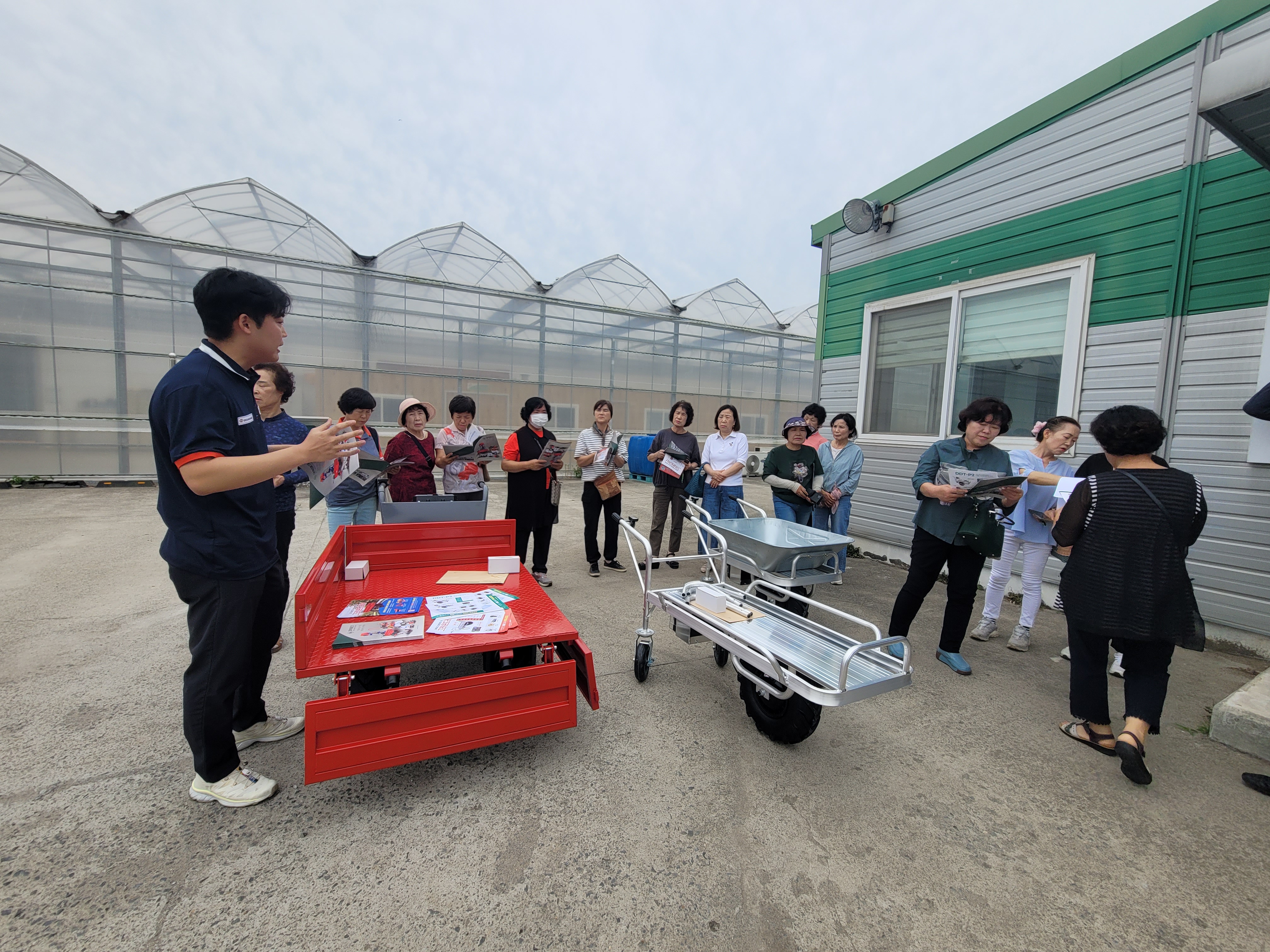청양군, 농업활동 안전사고 예방 안전장비 시연회 개최