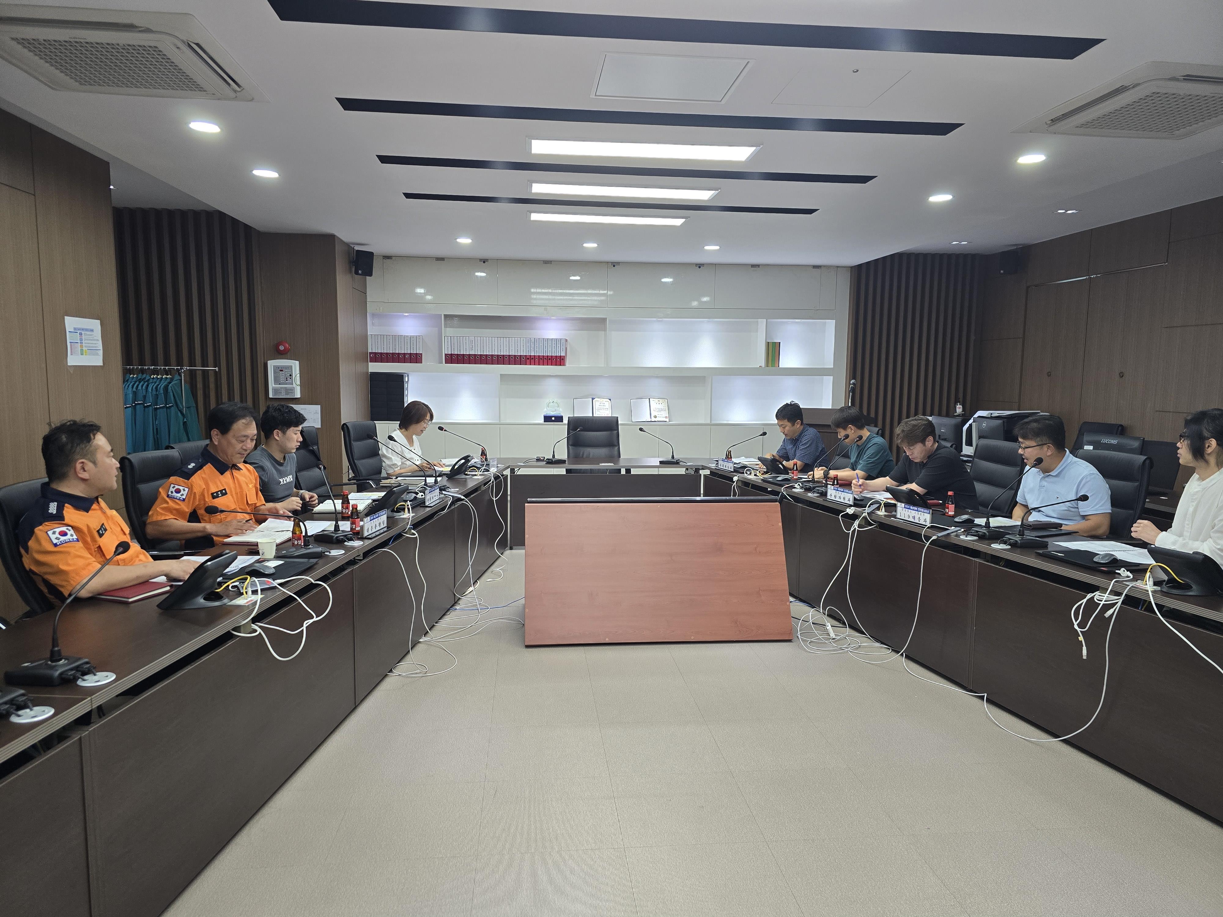 청양군 안전충남훈련 2차 사전기획회의