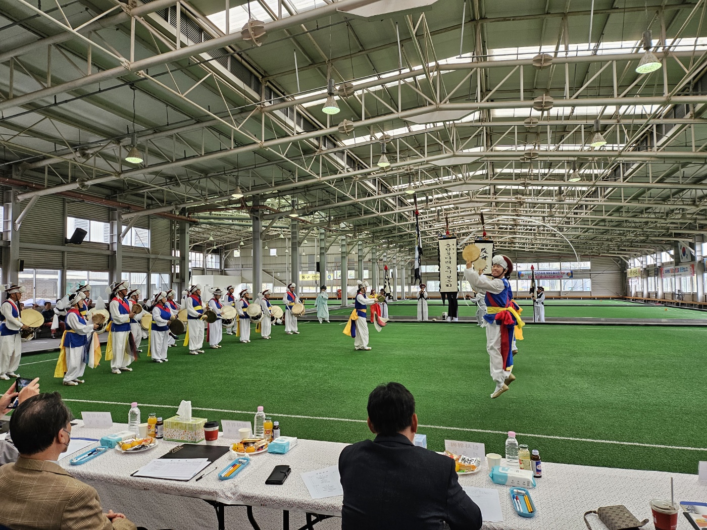 2024 전국웃다리풍물경연대회 충청웃다리농악보존회 차상 수상 사진