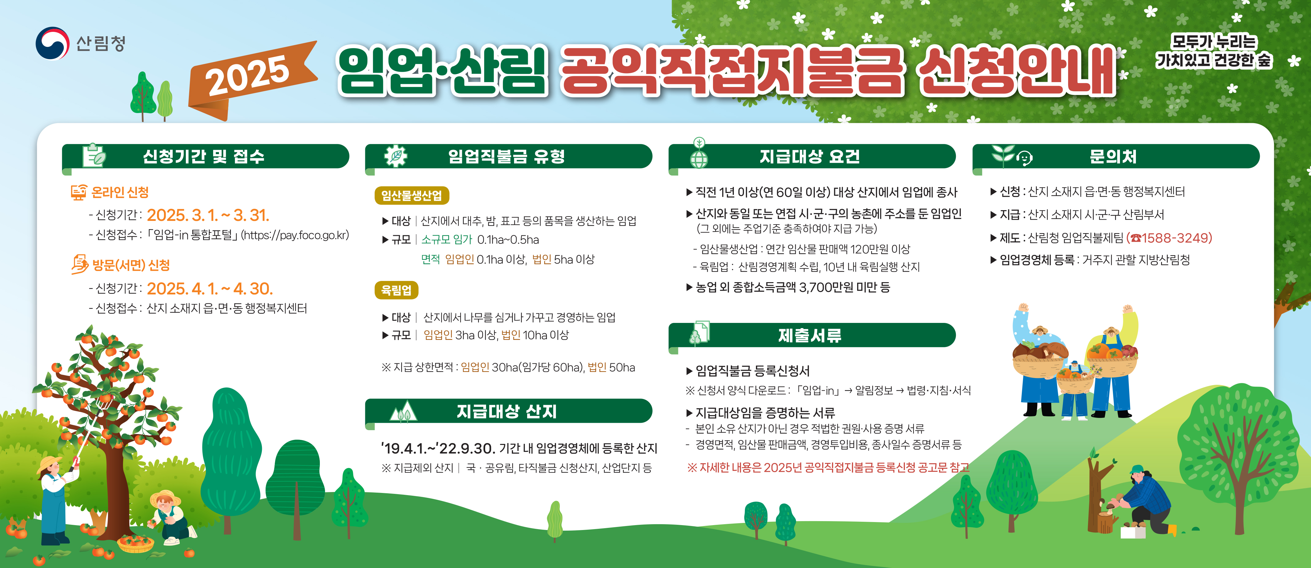 3.임업산림공익직접지불금 신청