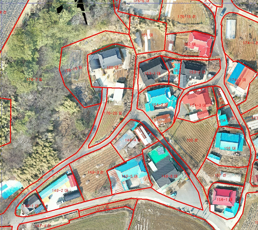 4.용당지구 경계확정 항공사진