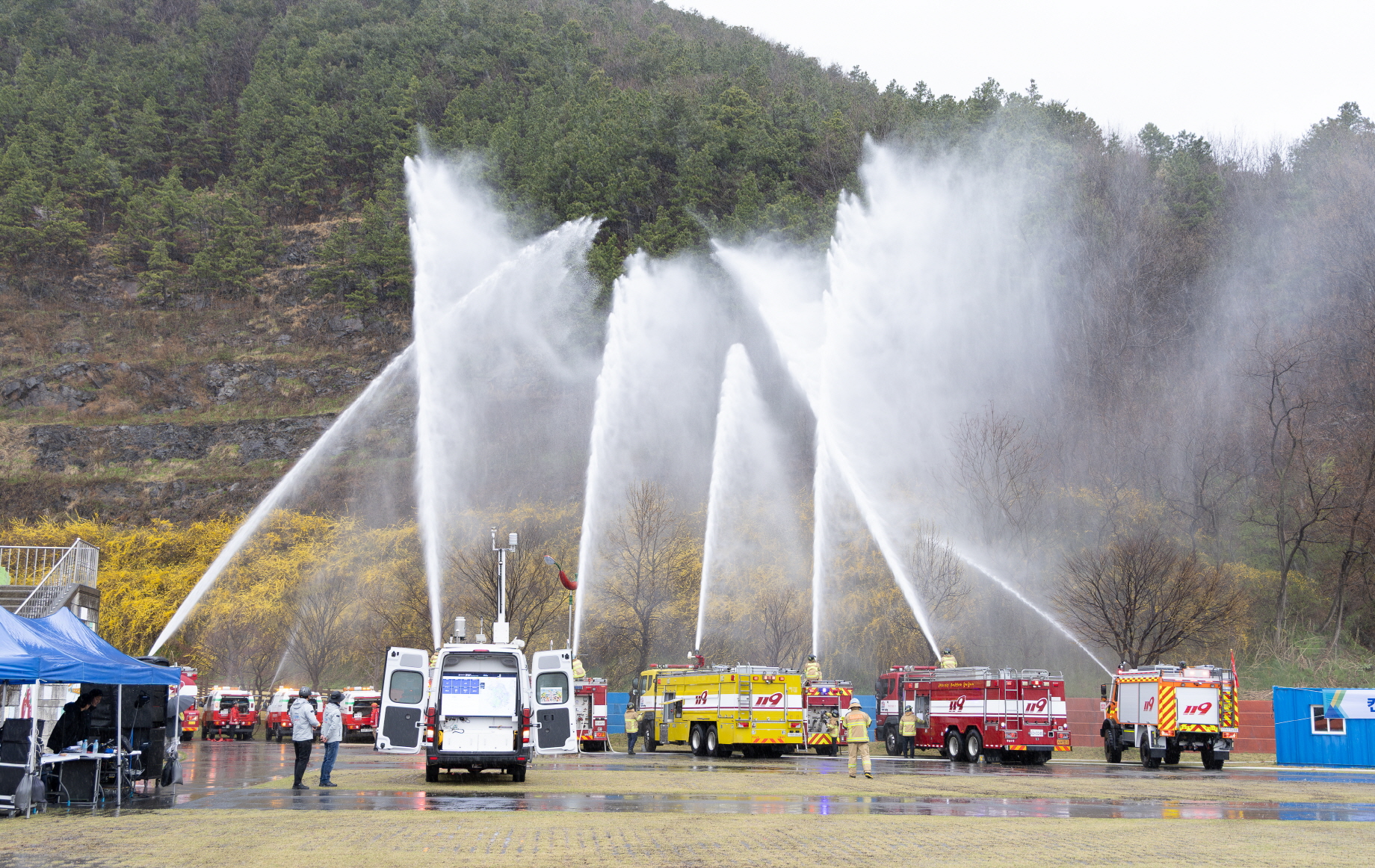 3. 청양군, 2025 대형 산림화재 대응훈련 실시(1)