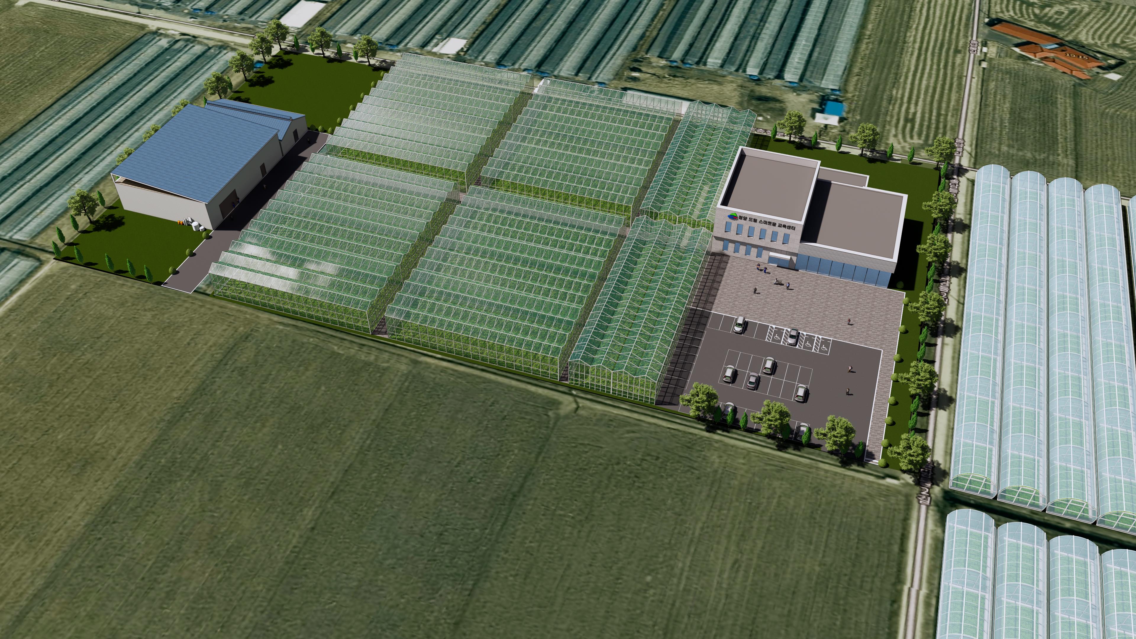 1. 청양군, 충남 균형발전사업 역대 최대 1311억 확보 (2) 드림스마트팜 교육센터 조감도