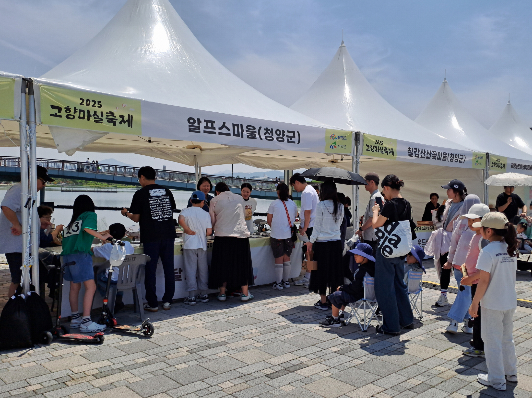 4. 청양군  고향마실 한마당 행사 참여