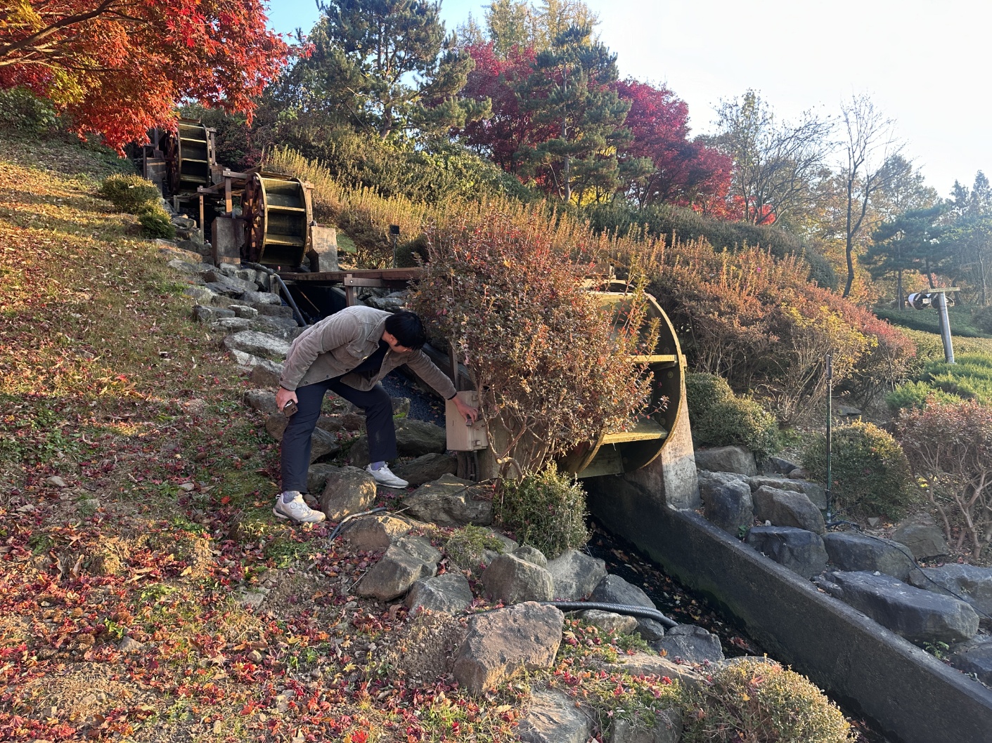 4. 백세·지천생태공원 겨울철 대비 시설물 점검 실시(1-1)