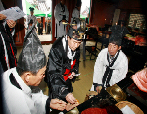 청양군 정산향교 춘계 석전대제