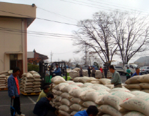 청양군 2009년산 공공비축 포대벼 매입