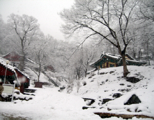 눈 오는 날에는 칠갑산에 오르자