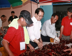 청양군, 올해 첫 명품청양고추 선별작업 돌입