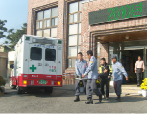 청양군 남양면 민관 합동 소방훈련 실시