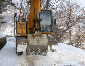 운곡면 명건설 명재항 사장 제설작업 선행