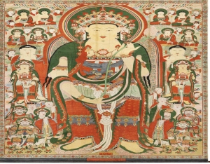 청양 장곡사 미륵불 괘불탱 보존처리 완료