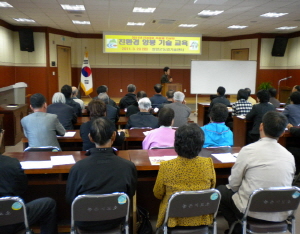 청양농업기술센터, 친환경 양봉 기술교육 가져