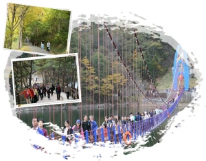 청양의 명소, 주말 나들이 관광객으로 북적