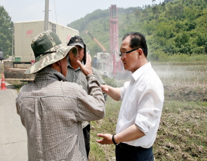 청양군 가뭄피해 최소화를 위한 용수확보에 분주