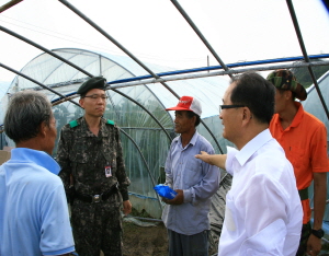 청양 태풍 ‘볼라벤’과 ‘덴빈’ 응급복구에 32사단 장병 600여명 참여