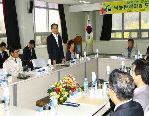 안희정 도지사, 청양 군민들 목소리 귀 기울여