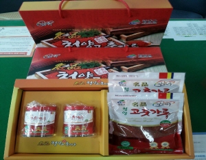 청양군, 고춧가루 알뜰 선물세트 신상품 개발…주문 폭주