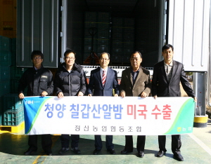 ‘칠갑산 밤’ 미국(LA)을 향해 출발~