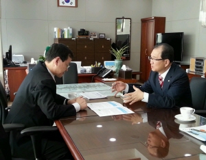 청양군수, 국비 확보 등 현안사업 추진 전력