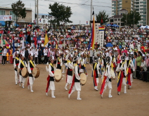 충청웃다리농악 경연대회 개최