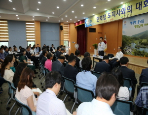 안희정 충남도지사 청양군 방문