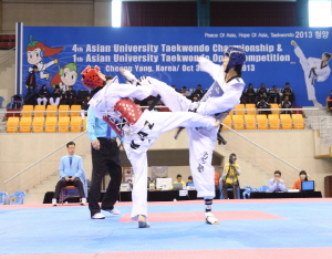 청양서 대학 태권도 최고수 선발