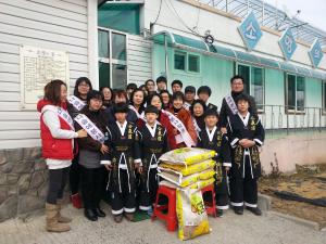 청양읍 봉사단체 ‘다솜애’ 요양원에 위문품 전달
