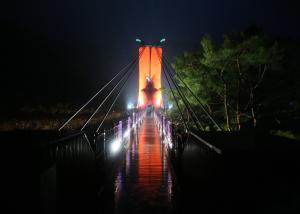 청양 천장호 야간 개장, 봄 야경의 아름다움에 취하다