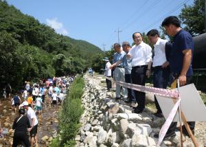 경북 봉화 가재예술제 및 충주 복숭아 재배농가 견학