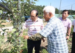 이석화 청양군수 부자농촌을 위한 독농가 민생탐방