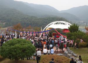 청양관광지 야외결혼식장으로 각광