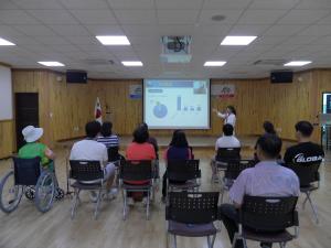 뇌병변 장애인 삶의 질 향상을 위한 장애인모임 ‘희망디딤돌’ 교실 운영