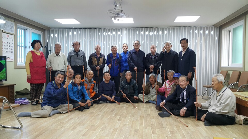 청양 정산면 조한복 옹 장수지팡이 ‘청려장’ 기증