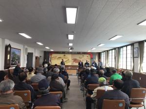 제13대 대한노인회 장평면분회장에 이종철씨 선출