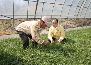 이석화 청양군수, 농업현장에서 ‘넘버원 청양’ 해답 찾는다.