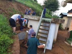 정산면 주민자치회, 수해복구 자원봉사 구슬땀