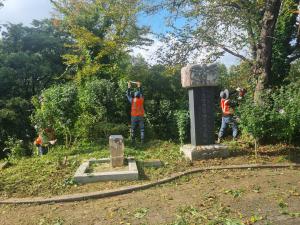 청양군, 추석 명절맞이 관내 현충시설 환경정비 실시