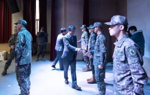 청양군, 설 명절 맞아 군장병 위문