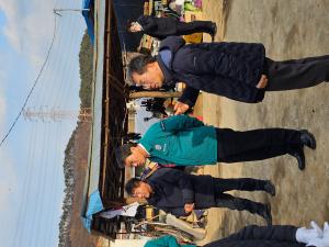 김돈곤 청양군수, 주택화재 현장 방문