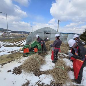 영농부산물 태우지 마세요!