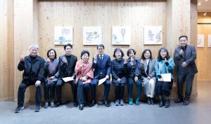 작은미술관 한국화, 캘리그래피 문화원 동아리 회원전 개최