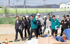 김돈곤 청양군수, 주요 사업 12곳 현장 점검