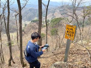 청양군, 국가지점번호판 표기실태 조사